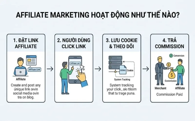 affiliate marketing la gi uu diem va nhuoc diem can biet