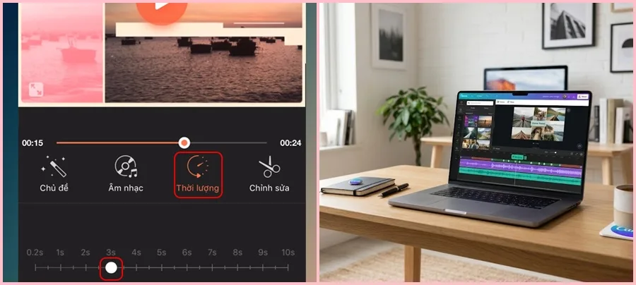 Trình tạo video và lồng nhạc quen thuộc